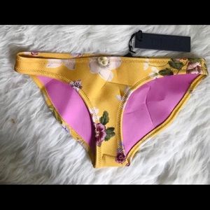NWT Yellow Floral TRIANGL Bikini Bottoms Sz.S